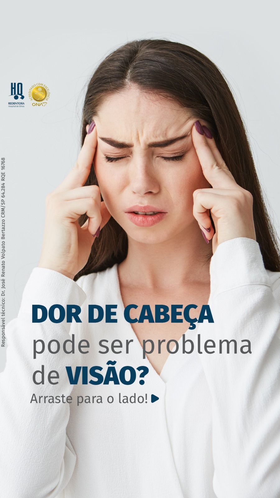 DOR DE CABEÇA pode ser problemas de VISÃO? - HO Redentora